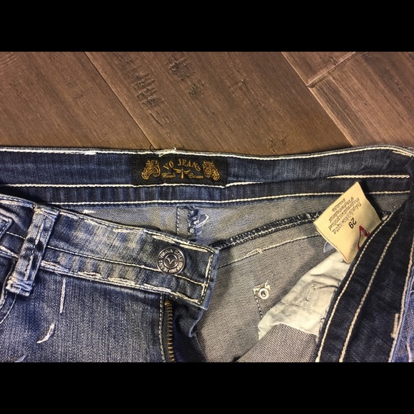 VO Jeans faded with embellishments - Picture 2 of 4